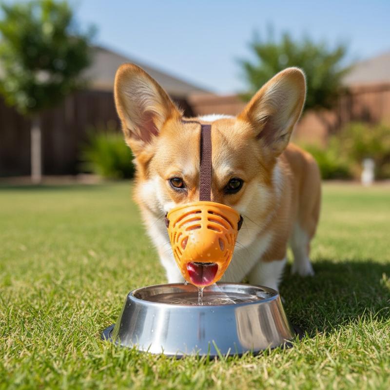 Dog Muzzle Silicone - Bozal para Perro de Silicona, Seguro,