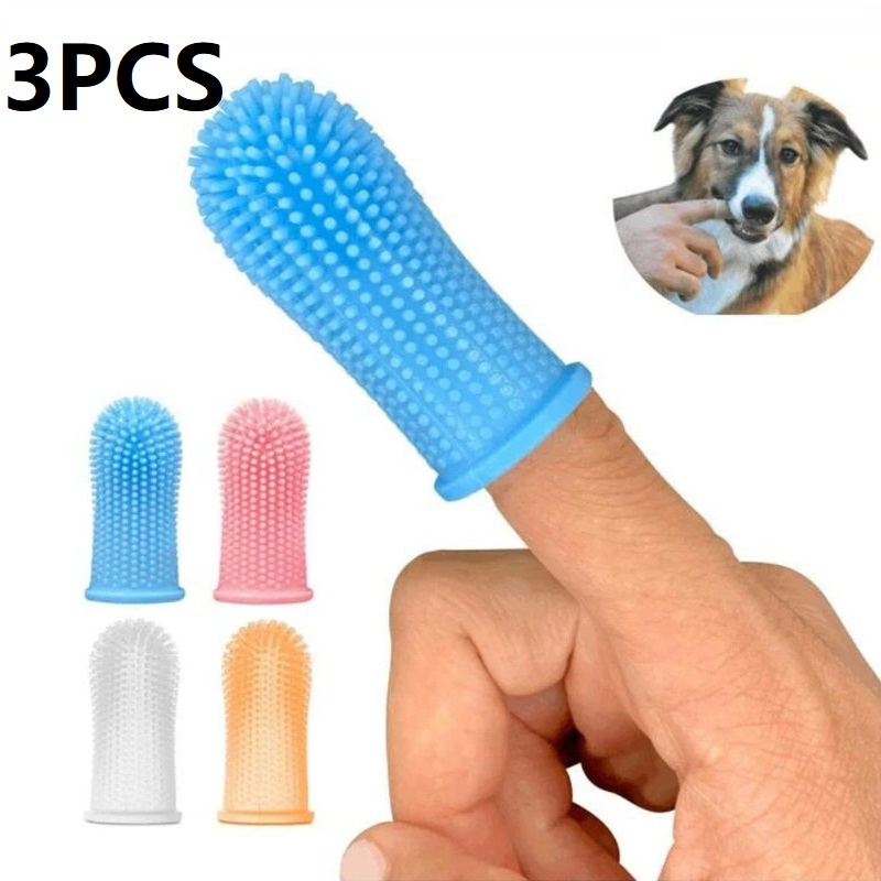 3 uds limpieza Dental limpieza - Dog Muzzle Silicone reseña y precio