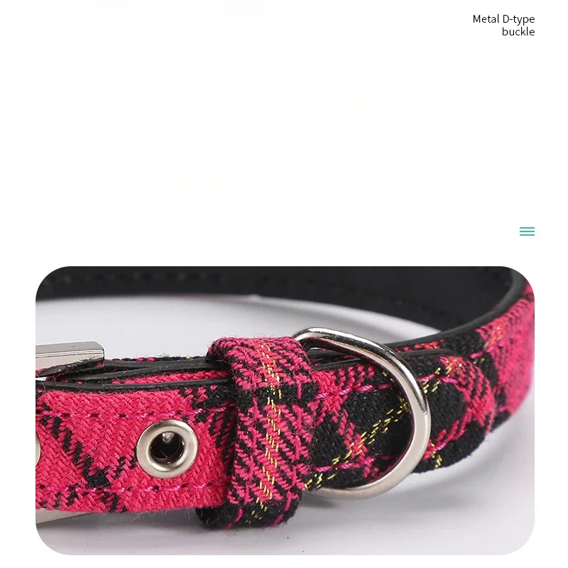 Collar a cuadros escoceses par - Pet Supplies Coupon reseña y precio