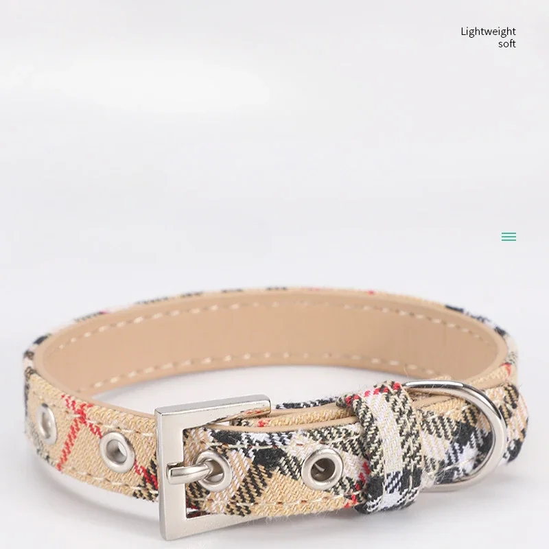 Collar a cuadros escoceses par - Pet Supplies Coupon reseña y precio