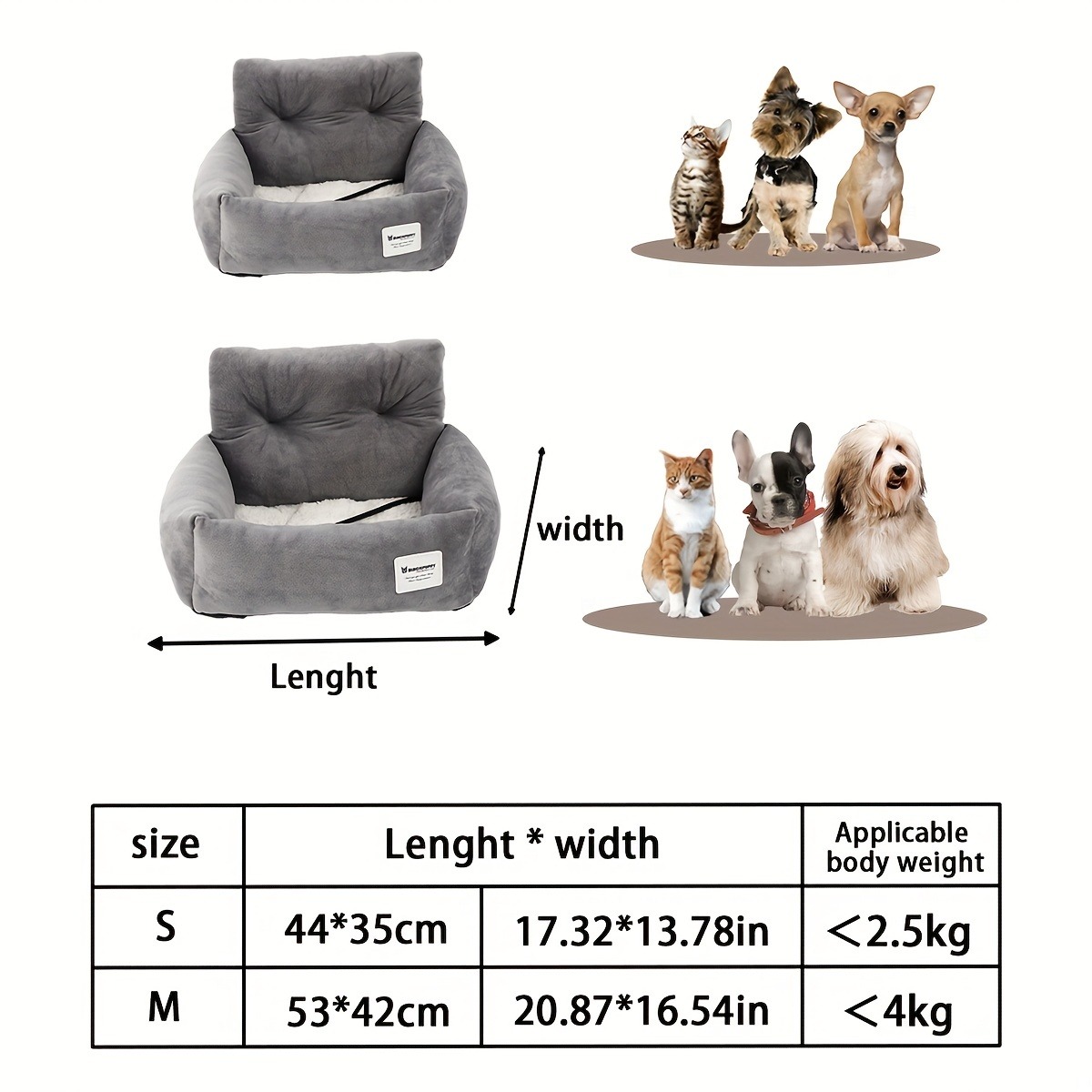 Cama para coche, sofá para per - Pet Supplies Coupon reseña y precio